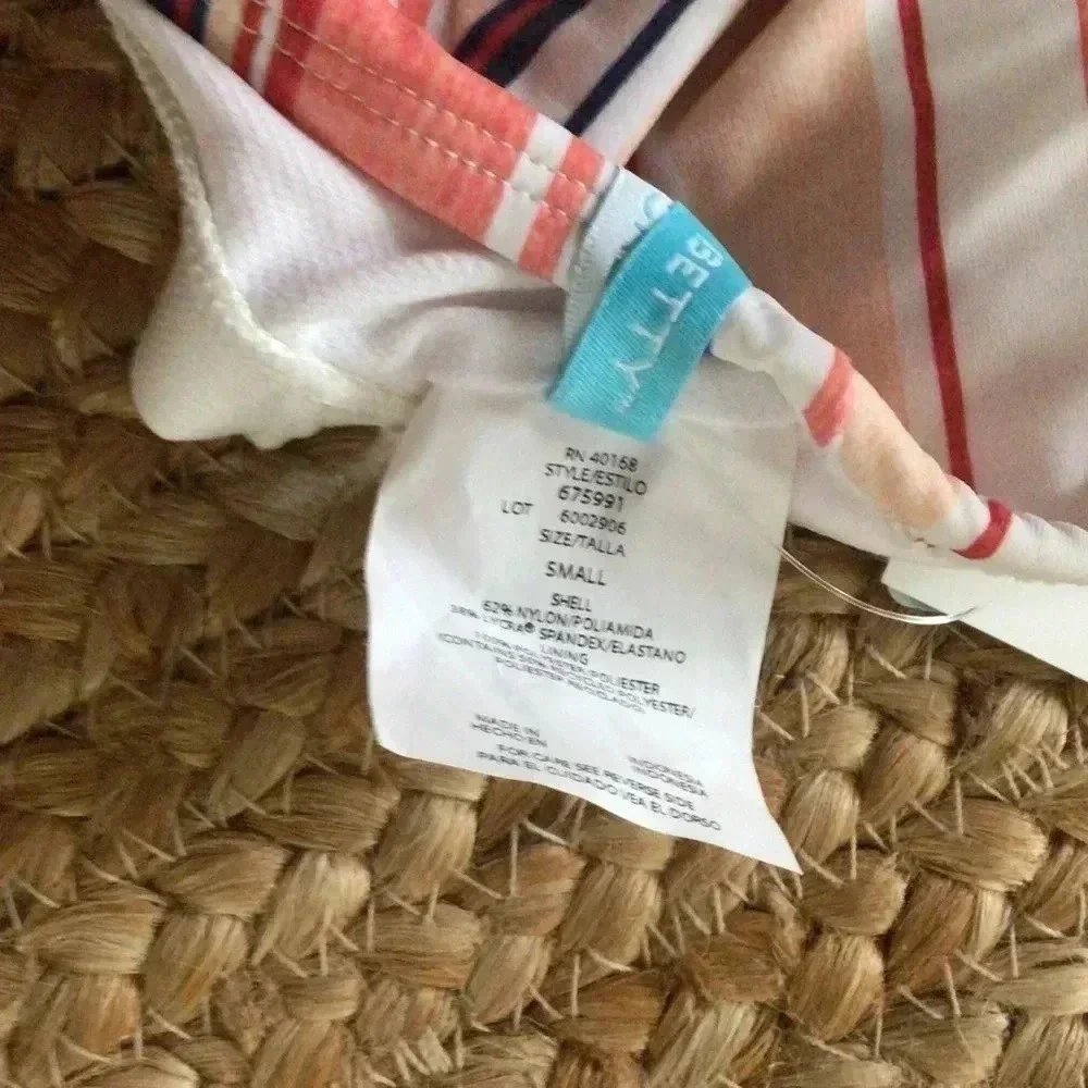 Beach Betty Swim Striped Bikini‎ Top